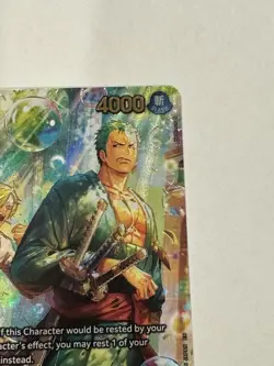 Roronoa Zoro PRB02-006 SP Alternate Art Azure Sea's Seven One Piece Card English - Image 4