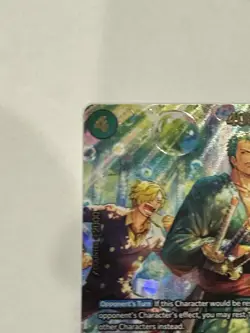 Roronoa Zoro PRB02-006 SP Alternate Art Azure Sea's Seven One Piece Card English - Image 5