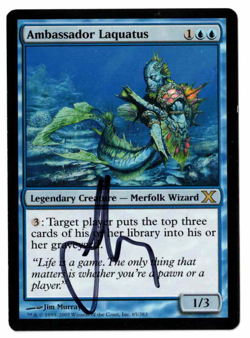 Ambassador Laquatus 10th Edition signed by artist Jim Murray! - Image 1