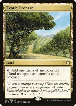 Magic the Gathering (mtg): C19: Exotic Orchard - Rare - Image 1