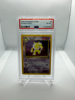 1999 Pokemon Fossil Hypno Holo PSA 6 #8 - Image 1