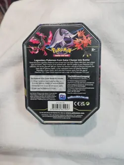 TCG Pokemon Game Galarian Articuno Crown Zenith Tin Pokemon SEALED - Image 2