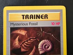 Pokemon Trainer Mysterious Fossil 62/62 Fossil Vintage WOTC Common LP - Image 3