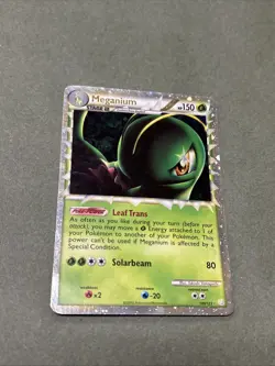 Pokemon Meganium Prime 109/123 HeartGold SoulSilver HGSS EN LP - Image 1