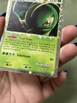Pokemon Meganium Prime 109/123 HeartGold SoulSilver HGSS EN LP - Image 5