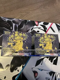 Pokemon TCG Surging Sparks Elite Trainer Box ETB x2 - Image 1
