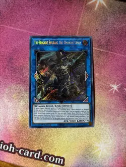 (Ey) Tri-Brigade Shuraig the Ominous Omen - PHRA-EN048 - Secret Rare VLP - Image 1
