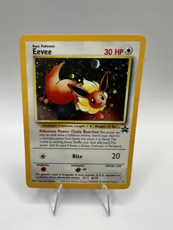 Pokemon TCG Eevee #11 Black Star Holo Promo Card 1999 WOTC Lp/NM - Image 1
