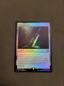 Buster Sword - Regular Foil - MTG Final Fantasy - Fresh From Pack - Image 1