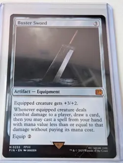 Buster Sword Final Fantasy Regular 255 MTG - Image 1