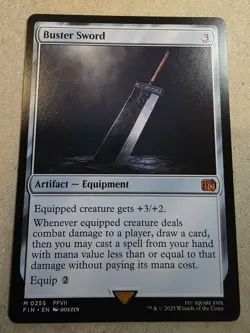 Buster Sword - #255 Regular - Final Fantasy - Mtg - Image 1