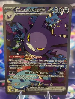 Pokemon TCG Team Rockets Crobat EX Destined Rivals #234/182 SIR - Image 1