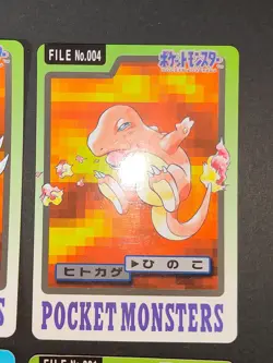 Charmander 004 005 Pokemon Card BANDAI Carddass Japanese Charmeleon lot eb139 - Image 2