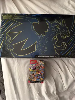 Pokemon TCG Mega Charizard x EX Ultra-Premium Collection And Booster Bundle - Image 1
