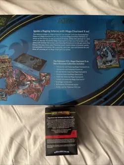 Pokemon TCG Mega Charizard x EX Ultra-Premium Collection And Booster Bundle - Image 2