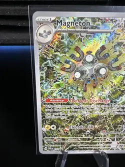 Pokemon TCG Magneton SVP 159 Surging Sparks Pokemon Center Stamped - Image 2