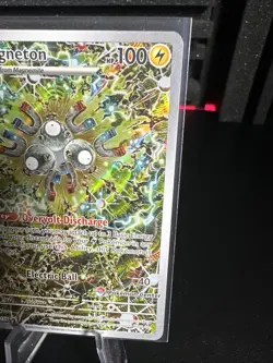 Pokemon TCG Magneton SVP 159 Surging Sparks Pokemon Center Stamped - Image 3