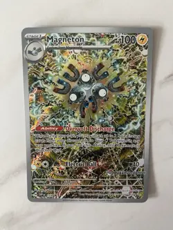 Pokemon TCG Magneton SVP 159 Pokemon Center Stamped Promo Surging Sparks - Image 1