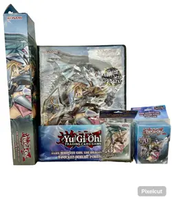Yu-Gi-Oh! Konami’s Dark Magician Girl The Dragon Knight Playmat, Binder, & Ect - Image 1