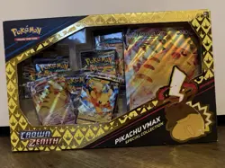 Pokemon TCG Crown Zenith Pikachu VMAX Factory Sealed Special Collection Box - Image 1