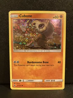 Cubone 57/131 General Mills Promo SM Forbidden Light Pokemon Holo Foil Rare Nice - Image 1