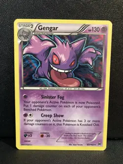 Pokemon Gengar Holo Rare TCG Card 60/162 XY Breakthrough - Image 1