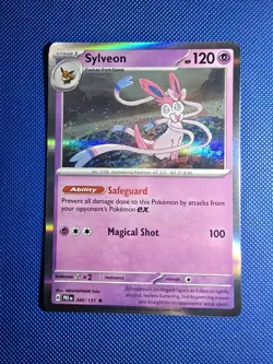 Pokemon TCG Cards Sylveon 040/131 Prismatic Evolutions Holo Rare NM-M - Image 1