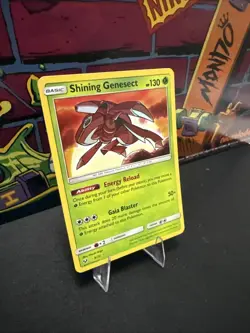 Pokemon TCG Shining Genesect Shining Legends Holo Card 9/73 - Image 2