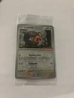 Lechonk - 154/198 - Pokemon Scarlet Violet Base Gamestop SEALED Rare Card NM - Image 1