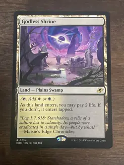 1x Godless Shrine - Edge of Eternities MTG - Image 1