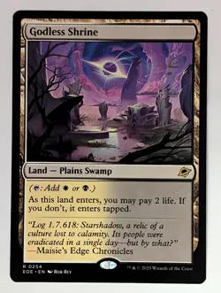 (Normal) Godless Shrine (254) Edge of Eternities Mtg NM - Image 1