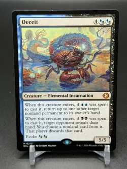 MTG Lorwyn Eclipsed ~ Deceit Mythic Rare Regular - Image 1