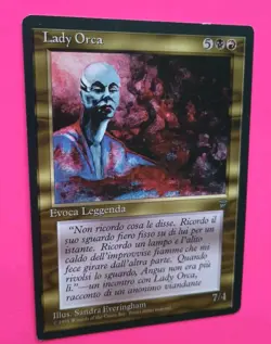 Magic MTG Legends FBB Italian LADY ORCA LP/EX U 1996 NICE! - Image 2
