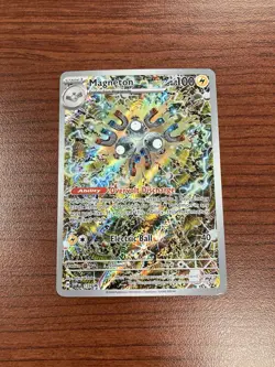 Pokemon Magneton SVP 159 Surging Sparks Full Art Holo Black Star Promo - Image 3
