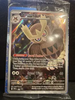 Noctowl 141 - SIR - NM - Stellar Crown ETB Promo SEALED - Pokemon TCG - Image 1