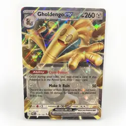 Pokemon Card TCG - Gholdengo EX 139/182 - Paradox Rift - Double Rare - NM ⭐ - Image 1