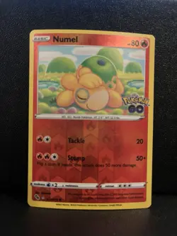 Numel (Peelable Ditto) Reverse Holo Pokemon GO 013/078 NM/LP Pokemon TCG - Image 1