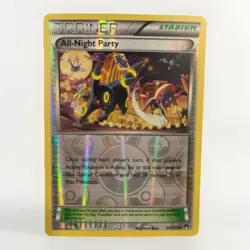 All-Night Party 96/122 Reverse Holo Umbreon XY BREAKPoint Pokemon Card LP - Image 1