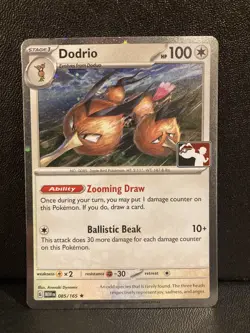 Pokemon Dodrio 085/165 151 Prize Pack 5 Cosmic Holo - NM Near Mint - Image 1