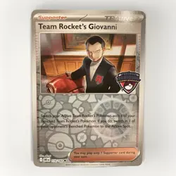 Pokemon Team Rockets Giovanni 174/182 - Pittsburgh Regional Promo - Image 1