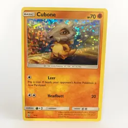 Cubone 7/12 McDonald's 2018 Set Holo NM Pokemon Card English - Image 1