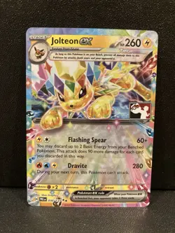 Play! Pokemon Prize Pack Series 7 Prismatic Evolutions 030/131 Jolteon ex - Image 3