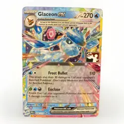 Play! Pokemon Prize Pack Series 7 Prismatic Evolutions 026/131 Glaceon ex New - Image 1