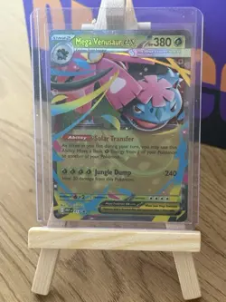 Pokemon TCG Mega Venusaur EX Black Star Promo 013 MEP Holo MINT - Image 1