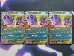3x Mega Gengar ex 056/094 Double Rare SET Phantasmal Flames Pokemon TCG - Image 1