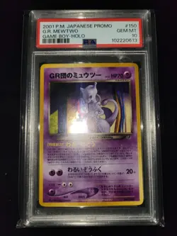 2001 POKEMON JPN PROMO GAME BOY #150 GREAT ROCKET'S MEWTWO-HOLO PSA 10 - Image 1