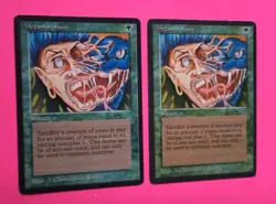 Magic the Gathering MTG Arabian Nights METAMORPHOSIS X 2 LP/EX & MP 1993 Nice! - Image 2