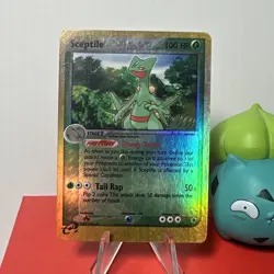 Sceptile Ruby and Sapphire Vintage Pokemon TCG Card 20/109 Reverse Holo - Image 1