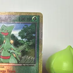 Sceptile Ruby and Sapphire Vintage Pokemon TCG Card 20/109 Reverse Holo - Image 3