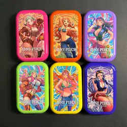 One Piece Card Game Mini-tin Pack Set Vol.2 Asia Exclusive - 6 empty tins - Image 1